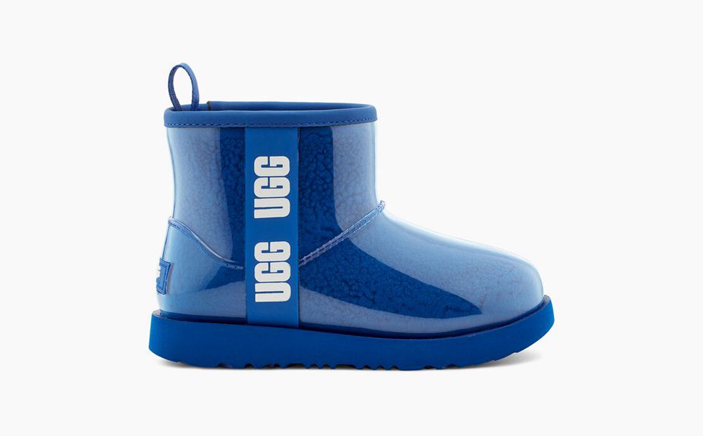 Ugg Classic Clear Mini Ii - Kids Boots - Blue - NZ (8157SOHYD)